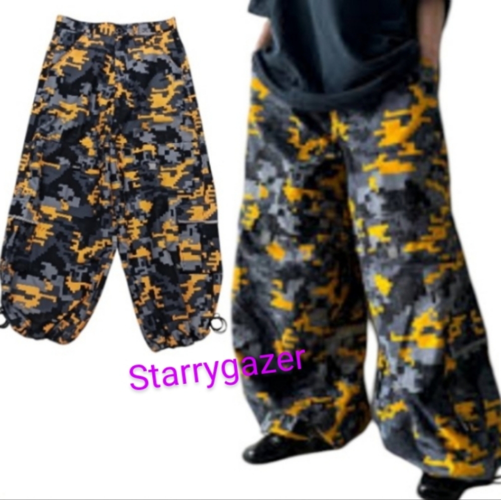 90s MACGEAR Digital Camo Rave Skater Baggy Pants